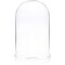 Plymor 4" x 7" Glass Display Dome Cloche (Clear Glass Tray Base)